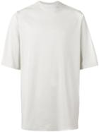 Rick Owens Drkshdw - High Neck T-shirt - Men - Cotton - One Size, Grey, Cotton