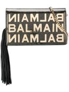 Balmain Balmain W8fm400pvlb 147 Glitter/kaki Furs & Skins->calf