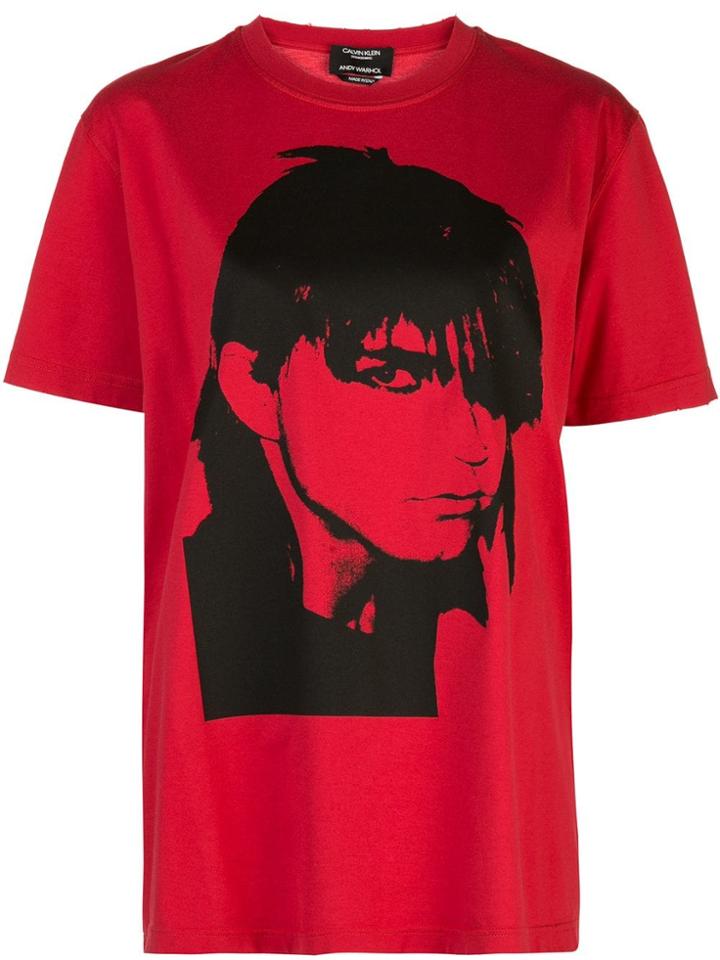 Calvin Klein Graphic T-shirt - Red