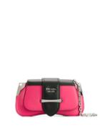 Prada Small Sidonie Colour Block Bag - Pink