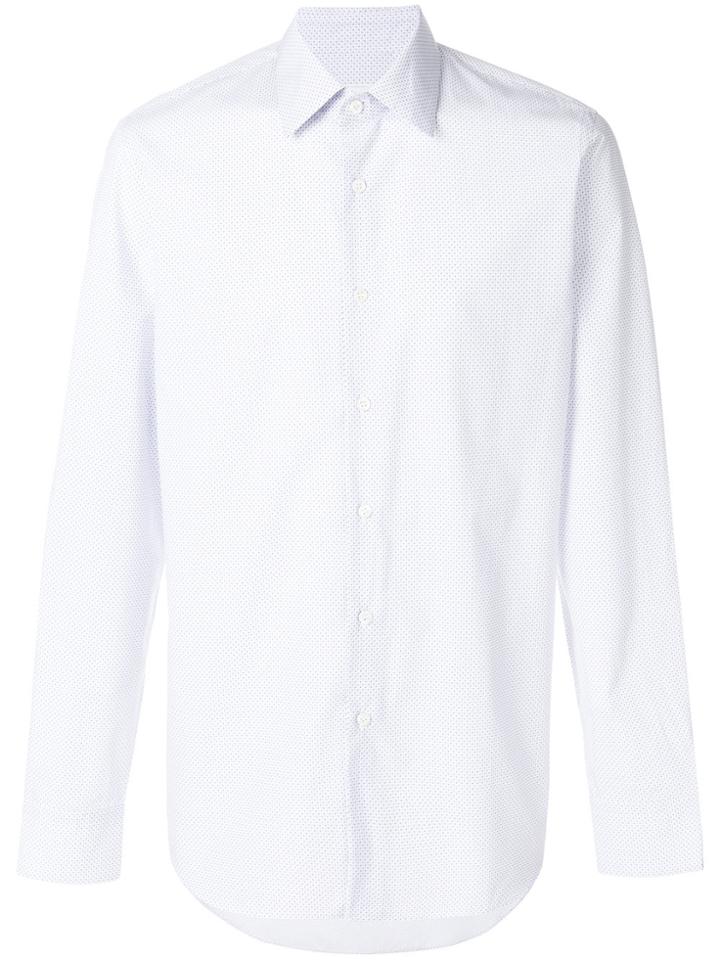 Prada Pointed Collar Formal Shirt - White