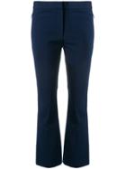Theory Slim Cropped Trousers - Blue