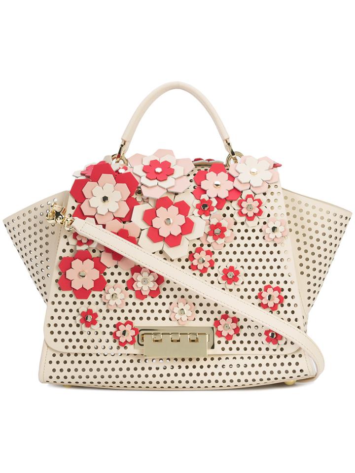 Zac Zac Posen Eartha Kit Floral Shoulder Bag - Nude & Neutrals