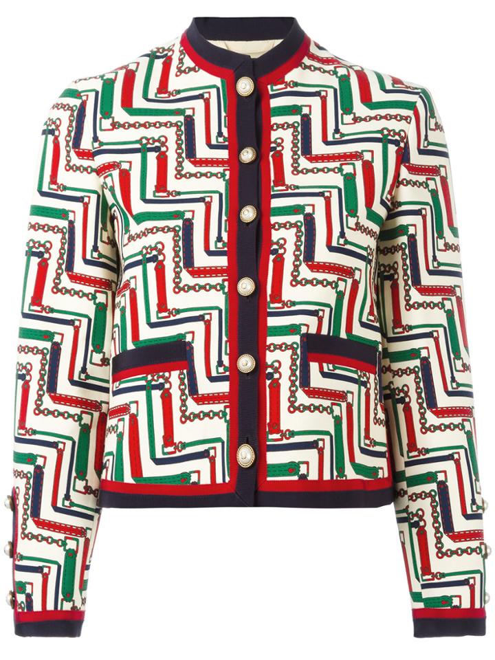 Gucci Chainette Print Jacket - Multicolour