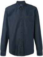 Woolrich - Chambray Denim Shirt - Men - Cotton - L, Blue, Cotton