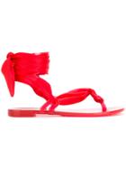 Casadei Lace-up Sandals - Red