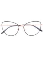 Dolce & Gabbana Eyewear Cat-eye Glasses - Metallic