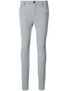 Etienne Marcel Skinny Five-pocket Corduroy, Women's, Size: 24, White, Cotton/spandex/elastane