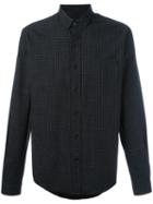 Ami Alexandre Mattiussi Check Print Shirt, Men's, Size: 39, Black, Cotton