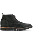 Buttero Lace-up Boots - Black