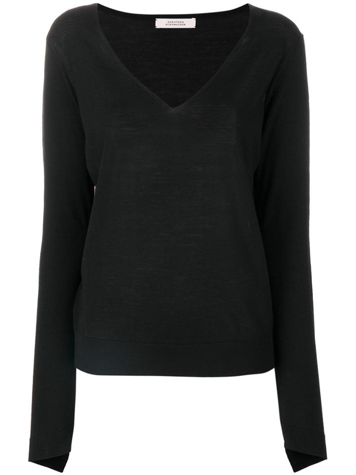 Dorothee Schumacher V-neck Sweater - Black