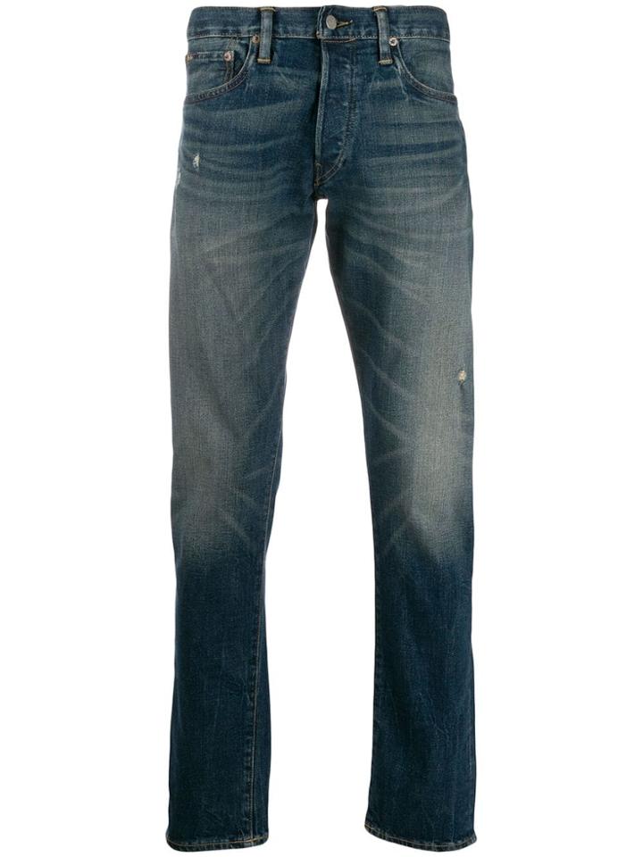Ralph Lauren Low Rise Slim-fit Jeans - Blue
