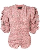 Isabel Marant Ruffle Sleeve Blouse - Pink