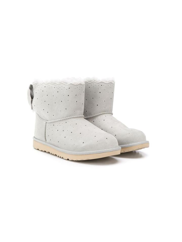 Ugg Australia Kids Mini Bailey Ankle Boots - Grey