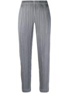 Pleats Please By Issey Miyake Micro Pleated Trousers - 91 Grey