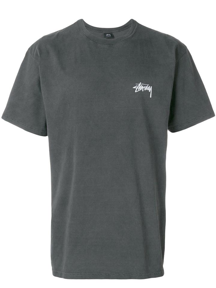 Stussy Graphic Print T-shirt - Black
