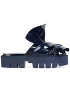 No21 Knotted Slider Sandals - Blue
