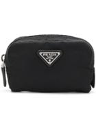 Prada Logo Coin Pouch - Black
