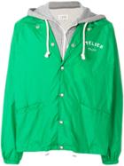 Maison Margiela Layered Hoodie Windbreaker - Green