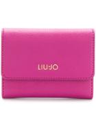 Liu Jo Isola Trifold Flap Wallet - Pink & Purple