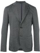 Etro Two Button Blazer, Men's, Size: 46, Grey, Cotton/silk/cupro