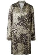 Dries Van Noten Printed Wrap Jacket, Women's, Size: Small, Nude/neutrals, Viscose