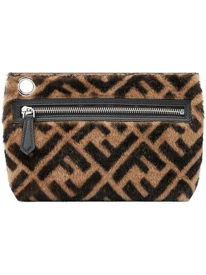 Fendi Logo Cardholder - Neutrals