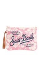 Mc2 Saint Barth Parisienne Hawaiian Print Clutch - Pink