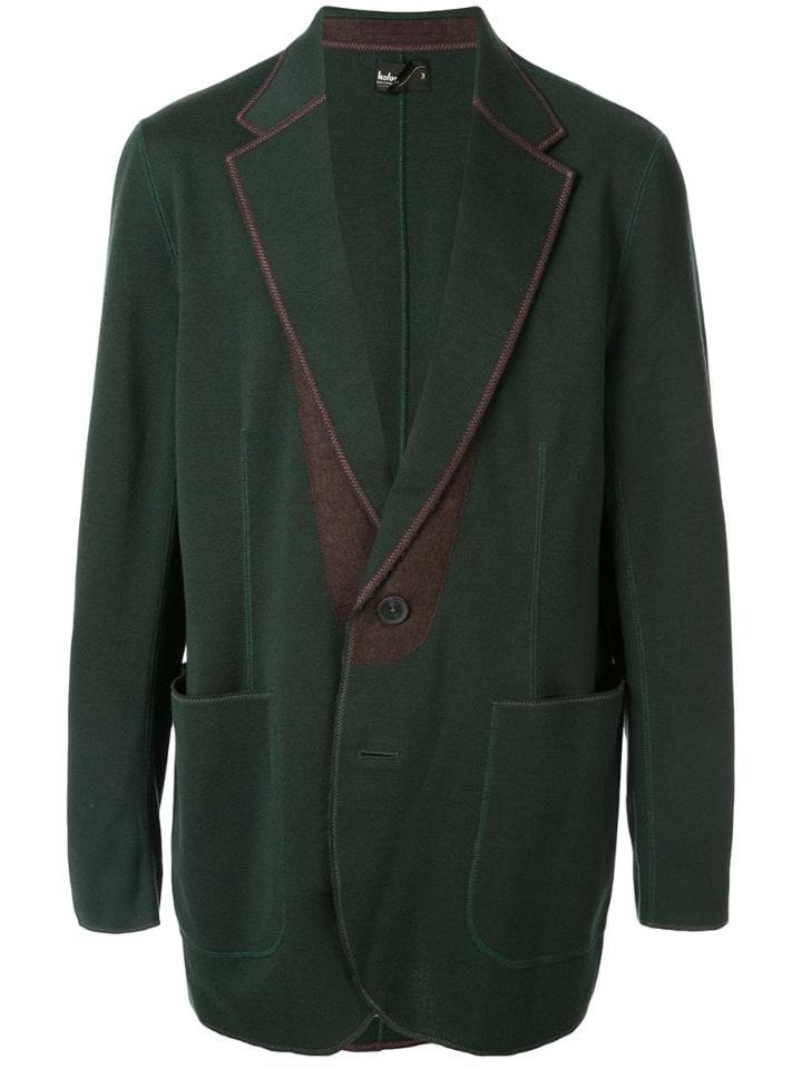 Kolor Oversized Single-breasted Blazer - Green
