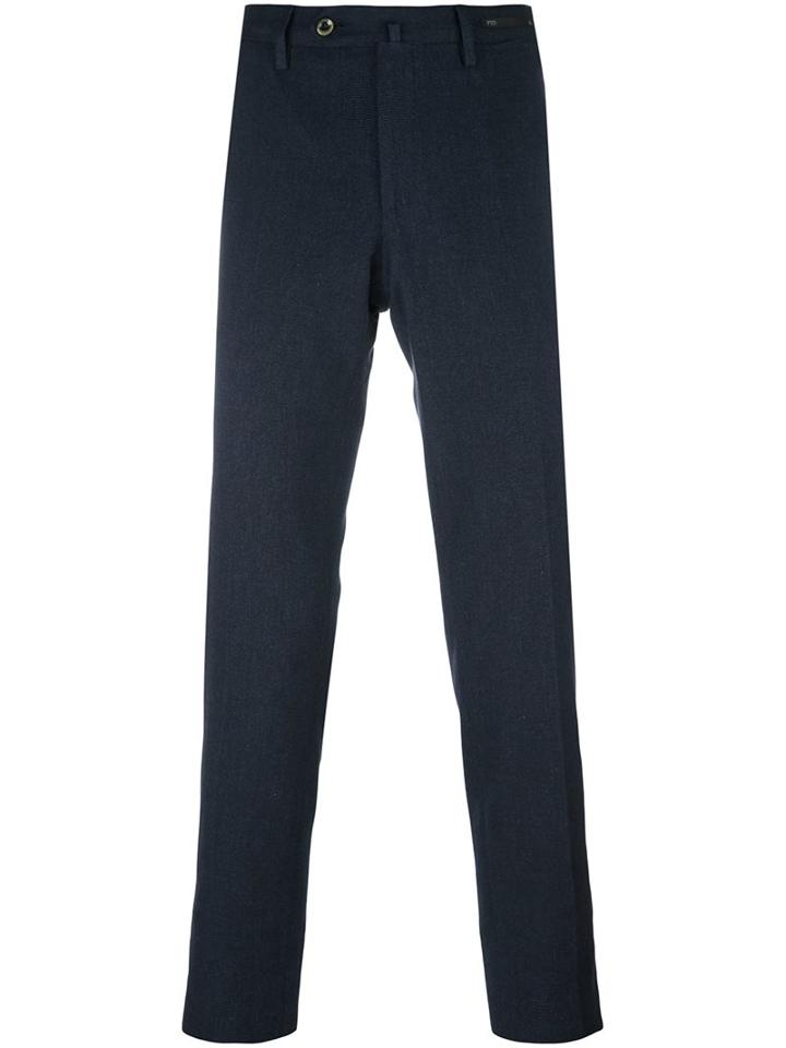 Pt01 Super Slim Fit Chino Trousers, Men's, Size: 54, Blue, Cotton