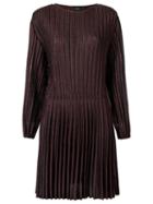 Gig - Ribbed Knit Dress - Women - Polyimide - Pp, Red, Polyimide