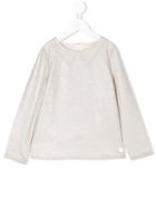 Carrèment Beau - Glitter Blouse - Kids - Spandex/elastane/viscose/polyester - 10 Yrs, Nude/neutrals