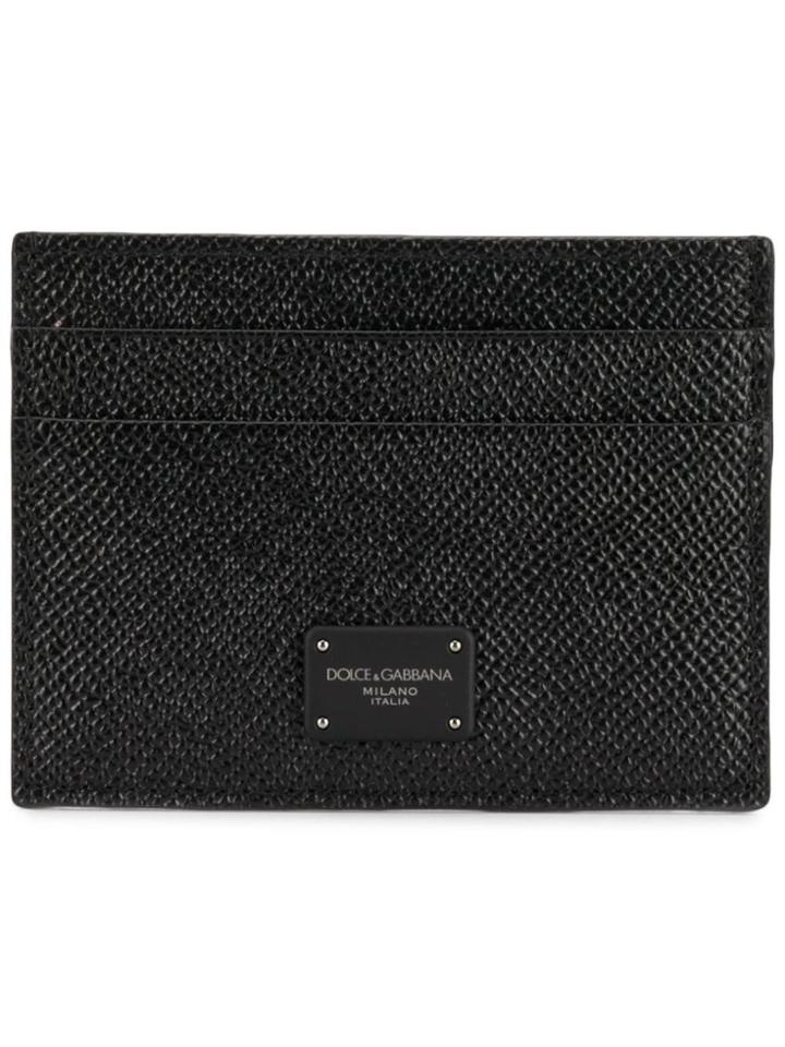 Dolce & Gabbana Logo Patch Cardholder - Black