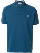 Stone Island Branded Polo Shirt - Blue