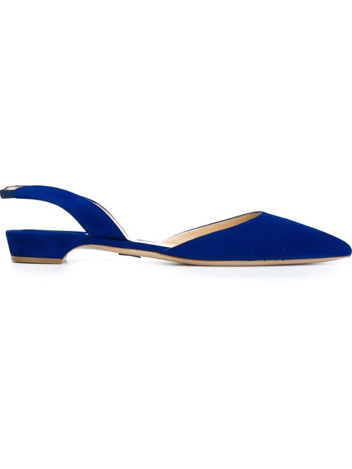Paul Andrew Sling-back Sandals - Blue