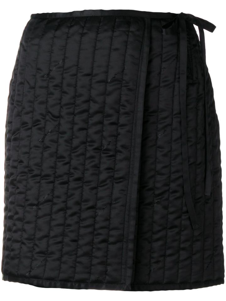 Off-white Quilted Mini Skirt - Black