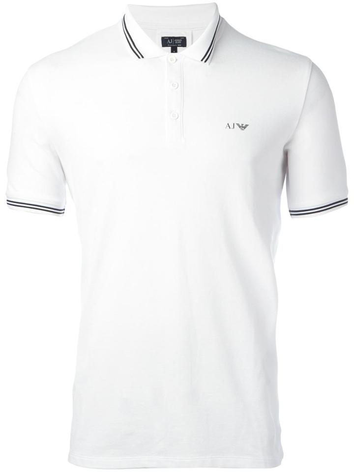 Armani Jeans Classic Polo Shirt - White