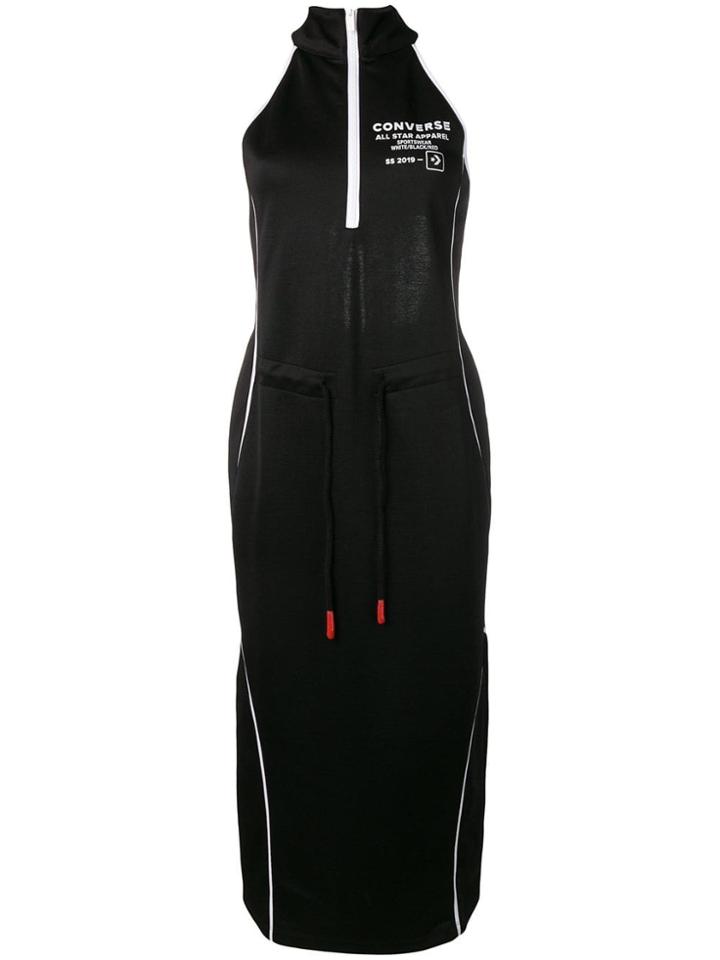 Converse Logo Print Dress - Black