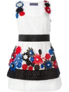 Emanuel Ungaro Applique Flower Mini-dress