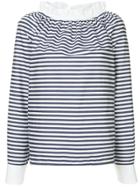 Atlantique Ascoli Striped Longsleeved Shirt - Blue