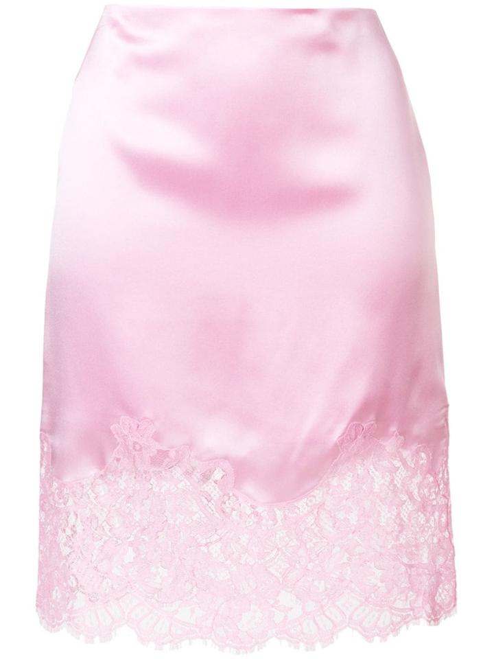 Givenchy Lace-embroidered Fitted Skirt - Unavailable