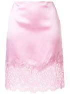 Givenchy Lace-embroidered Fitted Skirt - Unavailable