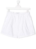 Philosophy Di Lorenzo Serafini Kids Classic Slim-fit Shorts - White