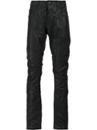 Rick Owens 'detroit' Trousers, Men's, Size: 48, Black, Cotton/calf Leather