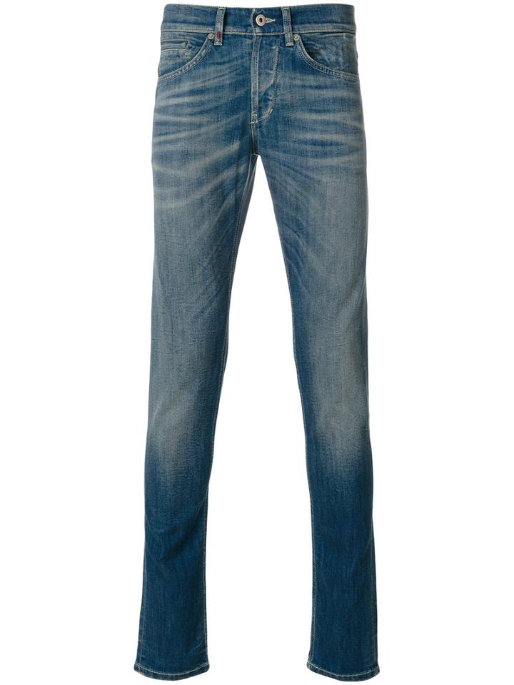 Dondup - George Jeans - Men - Cotton/polyester - 35, Blue, Cotton/polyester