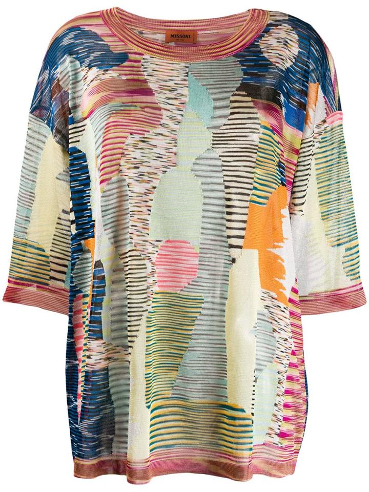 Missoni Patterned Blouse - Blue