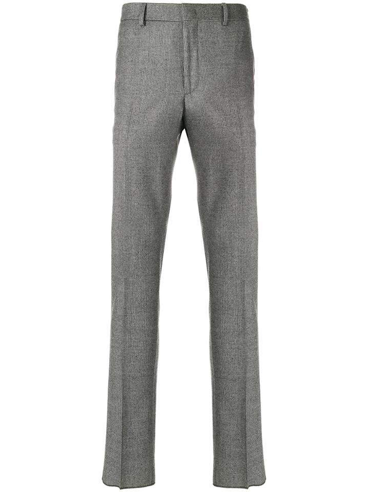 Fendi Micro Houndstooth Trousers - Grey