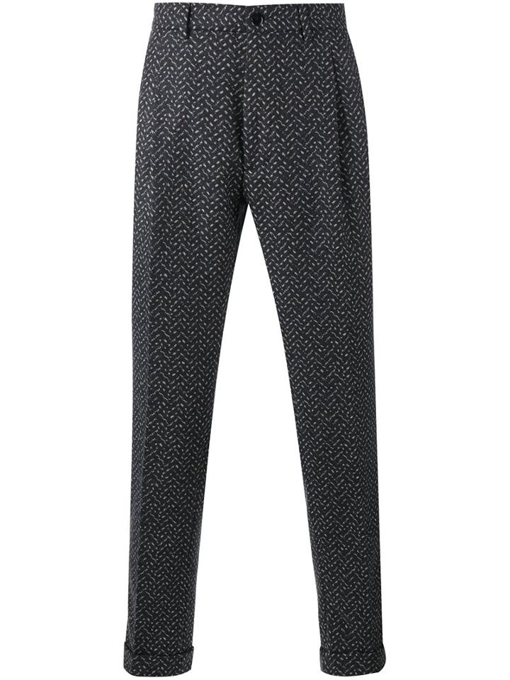 Etro Herringbone Trousers