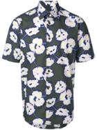 Marni Floral Print Shirt, Men's, Size: 46, Green, Cotton