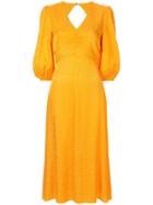 Rebecca Vallance Isobella Flared Midi Dress - Yellow